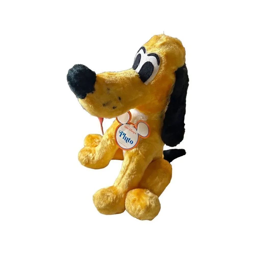 Vintage 1950s Walt Disney Productions 16” Pluto Plush with original tags Rare